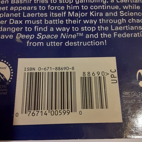Star Trek Deep Space Nine VTG 90's Paperback Books 7-12 - Picture 9 of 9